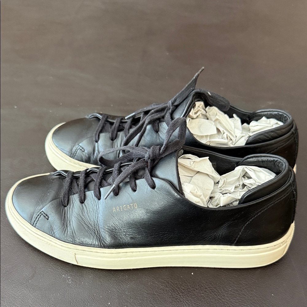 Axel Arigato ladies Black Sneakers with Off-White Soles